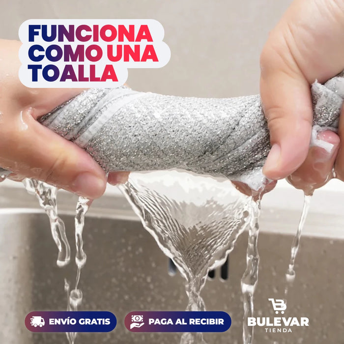 LIMPIADOR TOALLA MULTIUSOS DE ALAMBRE PROMO X6