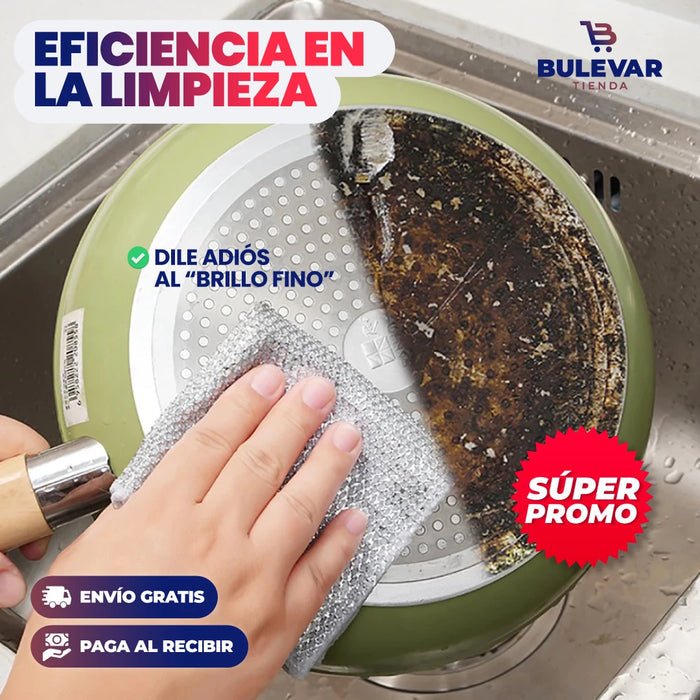 LIMPIADOR TOALLA MULTIUSOS DE ALAMBRE PROMO X6